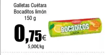 FROIZ Galletas Cuétara Bocaditos limón oferta