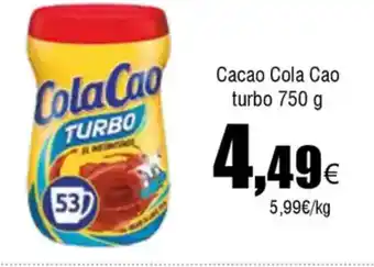 FROIZ Cacao Cola Cao turbo oferta