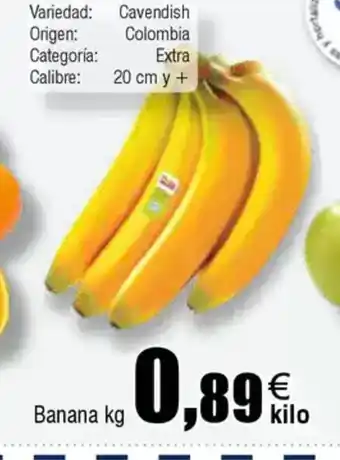 FROIZ Banana oferta