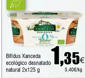 FROIZ Bifidus Xanceda ecológico desnatado oferta