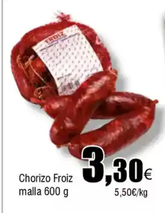 FROIZ Chorizo Froix malla oferta