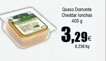 FROIZ Queso Domonte Cheddar lonchas oferta