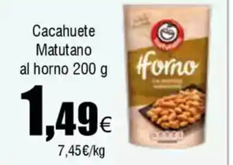 FROIZ Cacahuete Matutano al horno oferta