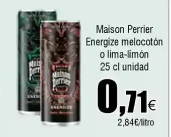 FROIZ Maison Perrier Energize melocotón o lima-limón oferta