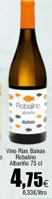 FROIZ Vino Rías Baixas Robalino Albariño oferta