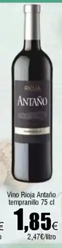 FROIZ Vino Rioja Antaño tempranillo oferta