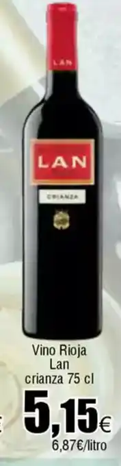 FROIZ Vino Rioja Lan crianza oferta