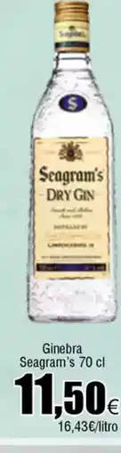 FROIZ SEAGRAM'S Ginebra oferta