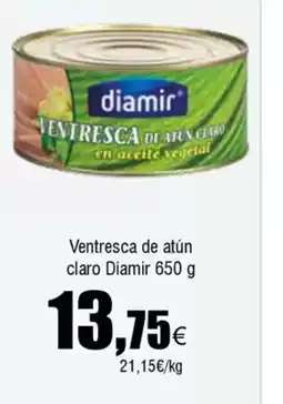 FROIZ DIAMIR Ventresca de atun claro oferta