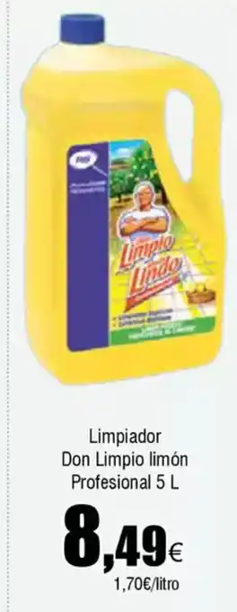 FROIZ Limpiador Don Limpio limón Profesional oferta