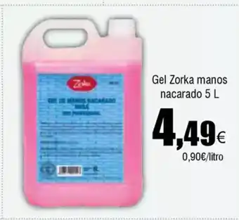 FROIZ Gel Zorka manos nacarado oferta