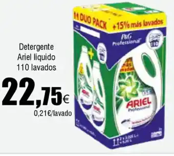 FROIZ Detergente Ariel líquido 110 lavados oferta