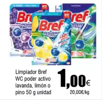 FROIZ Limpiador Bref WC poder activo lavanda, limón o pino oferta