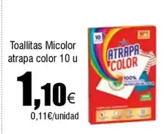 FROIZ Toallitas Micolor atrapa color 10 u oferta