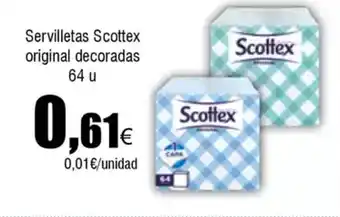 FROIZ Servilletas Scottex original decoradas 64 u oferta