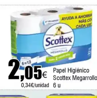 FROIZ Papel Higiénico Scottex Megarrollo oferta