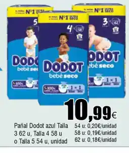 FROIZ DODOT Pañal Dodot azul oferta