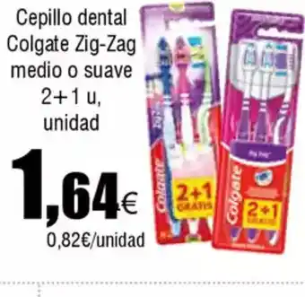 FROIZ Cepillo dental Colgate Zig-Zag medio o suave oferta