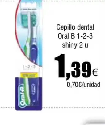 FROIZ Cepillo dental Oral B 1-2-3 shiny 2 u oferta