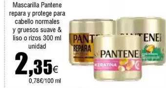 FROIZ Mascarilla Pantene repara y protege para cabello normales y gruesos suave & liso o rizos oferta