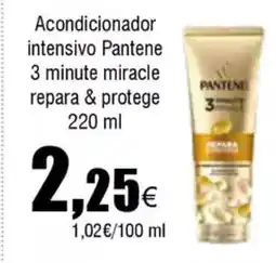 FROIZ Acondicionador intensivo Pantene 3 minute miracle repara & protege oferta