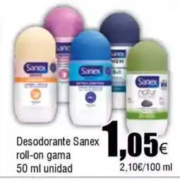 FROIZ SANEX Desodorante roll on gama oferta