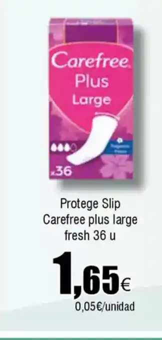 FROIZ Protege Slip Carefree plus large fresh 36 u oferta