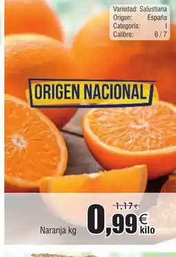 FROIZ Naranja oferta