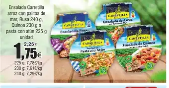 FROIZ ENSALADA Carretilla arroz con palitos de mar Rusa oferta