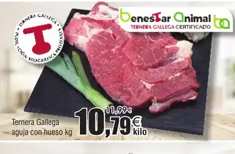 FROIZ Ternera Gallega aguja con hueso kg oferta