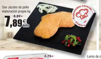 FROIZ San Jacobo de pollo elaboración propia oferta