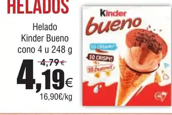 FROIZ KINDER BUENO Helado cono oferta