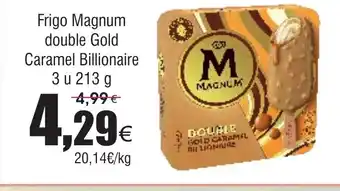 FROIZ Frigo Magnum double Gold Caramel Billionaire oferta