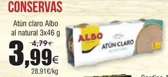 FROIZ Atún claro Albo al natural oferta