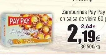 FROIZ Zamburiñas Pay Pay en salsa de vieira oferta