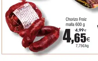 FROIZ Chorizo Froiz malla oferta