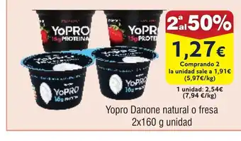 FROIZ YOPRO Danone natural o fresa oferta