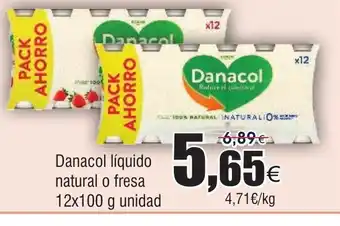 FROIZ DANACOL liquido natural o fresa oferta