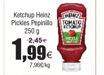 FROIZ Ketchup Heinz Pickles Pepinillo oferta