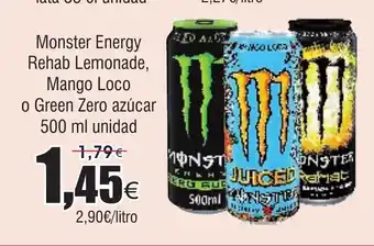 FROIZ Monster Energy Rehab Lemonade Mango Loco oferta