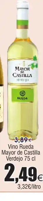 FROIZ Vino Rueda Mayor de Castilla Verdejo oferta