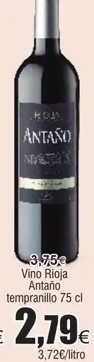 FROIZ Vino Rioja Antaño tempranillo oferta