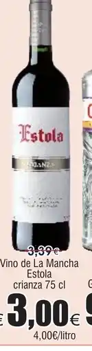 FROIZ Vino de La Mancha Estola crianza oferta