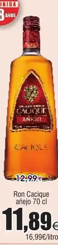 FROIZ Ron Cacique añejo oferta