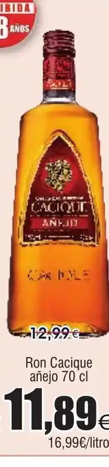 FROIZ Ron Cacique añejo oferta