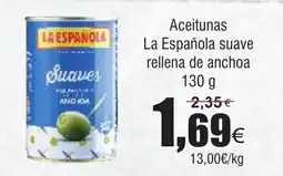 FROIZ LA ESPANOLA Aceituna suave rellena de anchoa oferta