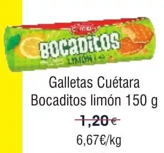 FROIZ BOCADITOS Galletas Cuétara limón oferta