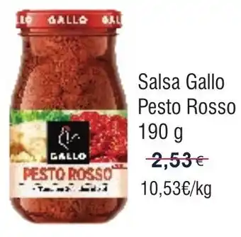 FROIZ GALLO Salsa Pesto Rosso oferta