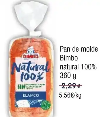 FROIZ BIMBO Pan de molde Natural oferta