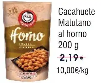 FROIZ Cacahuete Matutano fomno al horno oferta